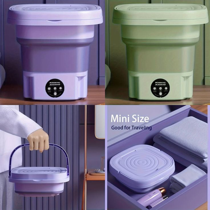 11L Mini Portable Washing Machine – Compact Foldable Washer for Clothes, Travel, Apartments & Delicate Laundry