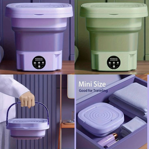 11L Mini Portable Washing Machine – Compact Foldable Washer for Clothes, Travel, Apartments & Delicate Laundry