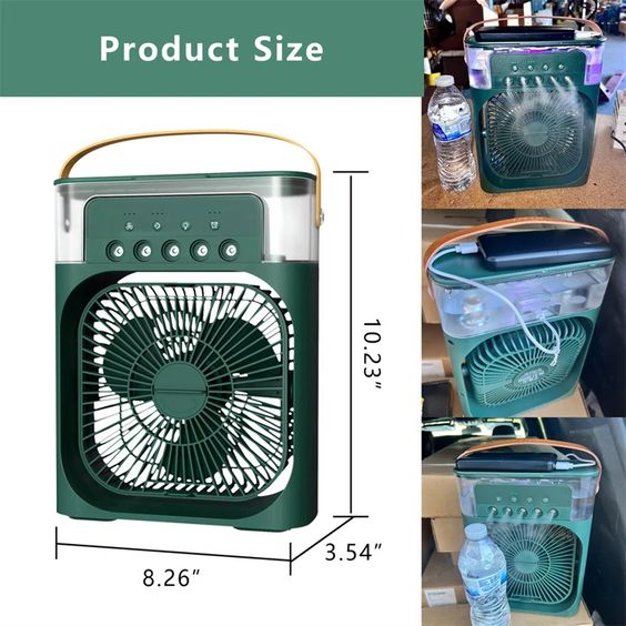Mini Rechargeable Air Cooling Mist Fan