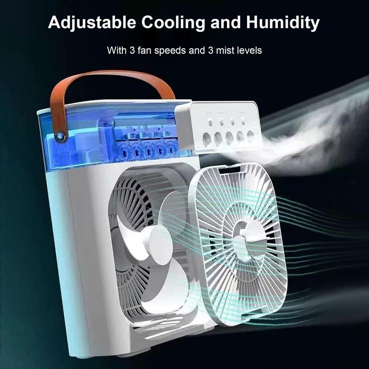 Mini Rechargeable Air Cooling Mist Fan