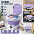11L Mini Portable Washing Machine – Compact Foldable Washer for Clothes, Travel, Apartments & Delicate Laundry