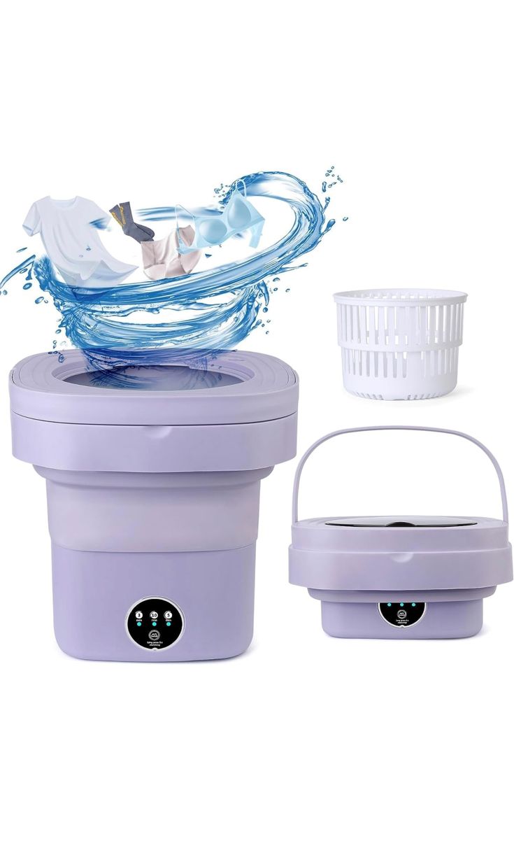 11L Mini Portable Washing Machine – Compact Foldable Washer for Clothes, Travel, Apartments & Delicate Laundry