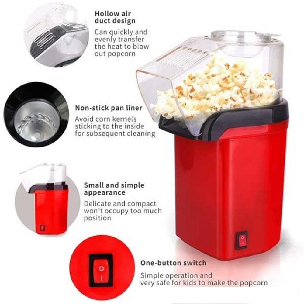 Electric Popcorn Maker Machine – Hot Air Popcorn Popper | Oil-Free Healthy Snack Maker