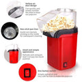 Electric Popcorn Maker Machine – Hot Air Popcorn Popper | Oil-Free Healthy Snack Maker
