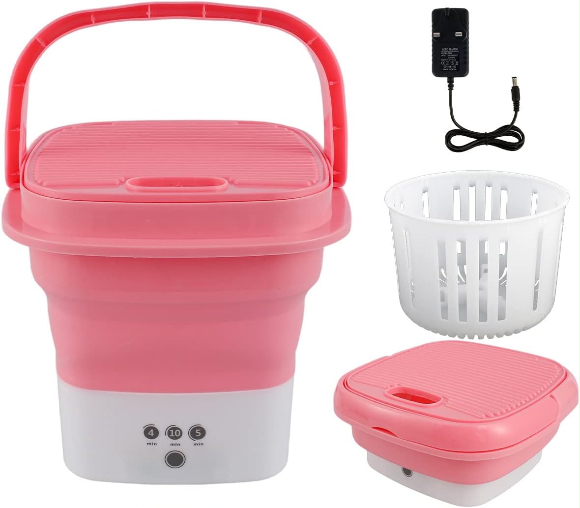 11L Mini Portable Washing Machine – Compact Foldable Washer for Clothes, Travel, Apartments & Delicate Laundry