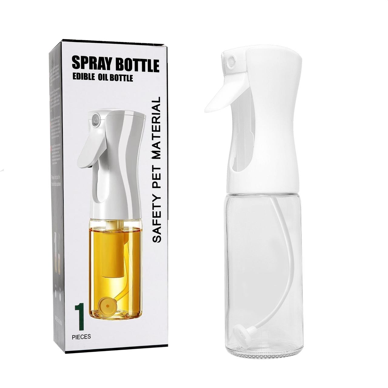 2-in-1 Oil Sprayer Bottle | Refillable Mist Spray Bottle for Air Fryer, BBQ, Salad & Kitchen Use
