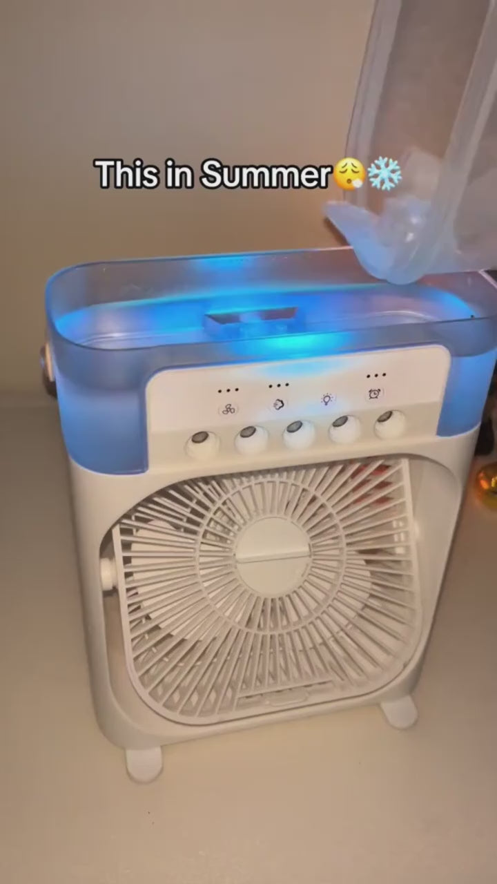 Mini Rechargeable Air Cooling Mist Fan