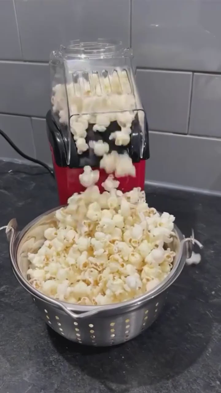 Electric Popcorn Maker Machine – Hot Air Popcorn Popper | Oil-Free Healthy Snack Maker